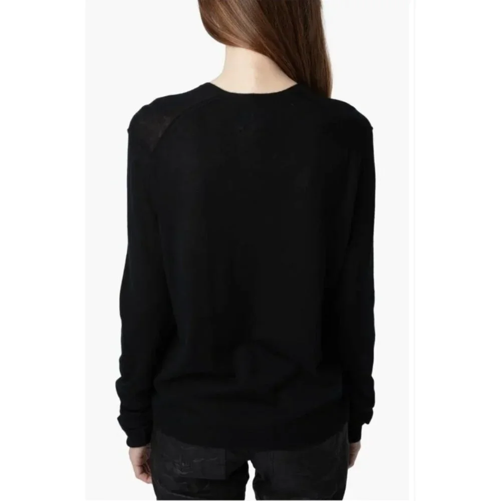 Rivy V-Neck Sweater Zadig & Voltaire Size M - Picture 9 of 12